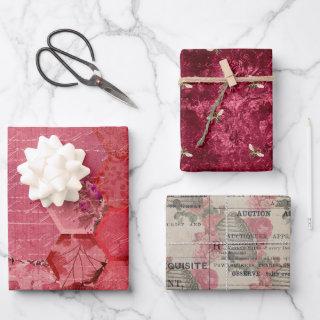 Burgundy Bee Series Design Five  Sheets