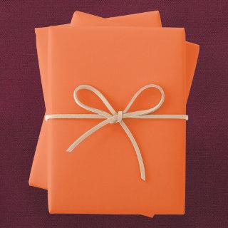 Burnt Orange Solid Color  Sheets