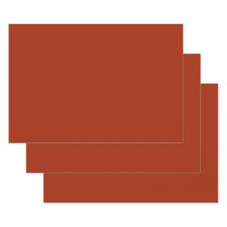 Burnt Red -  (solid color)   Sheets