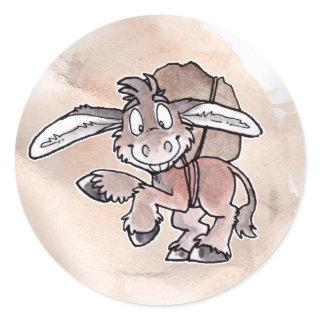 Burro Classic Round Sticker
