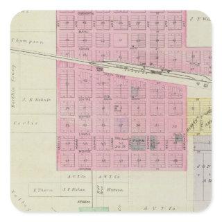 Burrton, Randall, Talmo, Seapoc Square Sticker