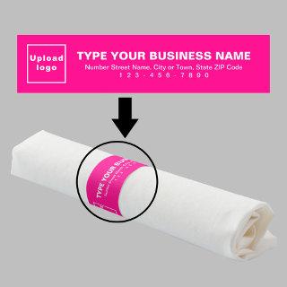 Business Brand on Pink Napkin Band