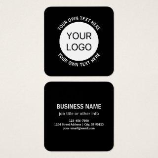 Business Logo or Any Image & Editable Text