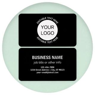 Business Logo or Any Image & Editable Text