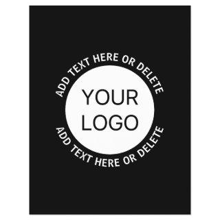 Business Logo or Any Image & Editable Text Flyer