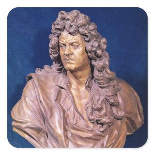 Bust of Jean Baptiste Lully Square Sticker