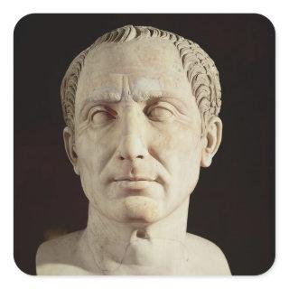 Bust of Julius Caesar 2 Square Sticker