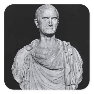 Bust of Marcus Licinius Crassus Square Sticker