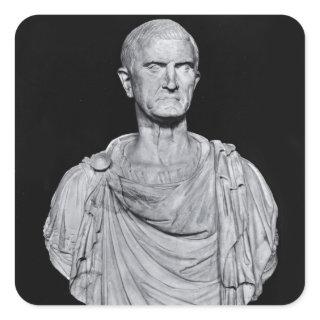 Bust of Marcus Licinius Crassus Square Sticker