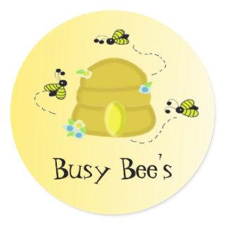 Busy Bee's Classic Round Sticker