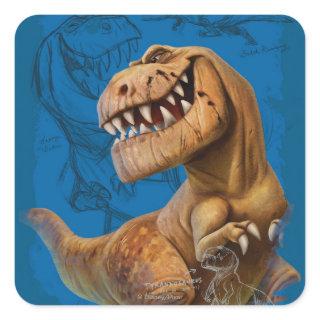 Butch Sketch Composition Square Sticker