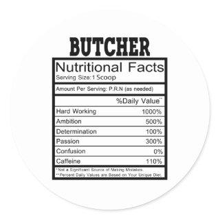 Butcher Classic Round Sticker