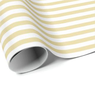 Butter Yellow | White Stripe