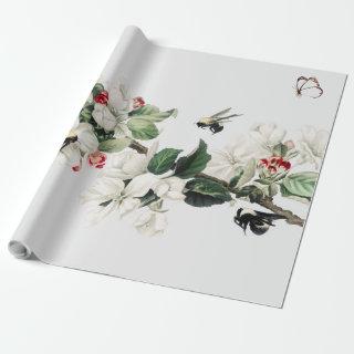 BUTTERFLY AND CHERRY BLOSSON