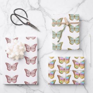 butterfly design  sheets