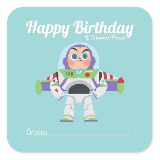 Buzz Lightyear | A Gift From - Birthday Square Sticker