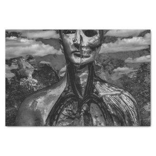 BW Creepy Fantasy Scene Artwork Tissue Paper