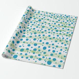 By the Sea Blue and Green Abstract Design