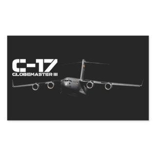 C-17 Globemaster III Rectangular Sticker