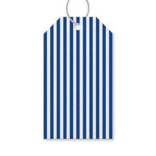 Cabana Stripe Blue and White Gift Tags