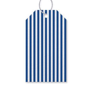 Cabana Stripe Blue and White Gift Tags