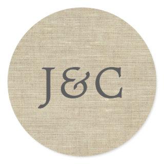 Cabbage Roses Watercolor Classic Round Sticker