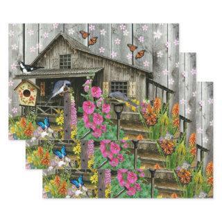 Cabin Flower Garden  Sheets