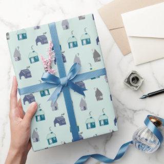 Cabins and Saunas Gift Wrap