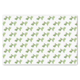 Cacti couple pattern tissue paper