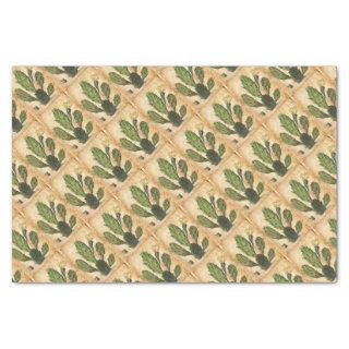 cactus rustic vintage tissue paper