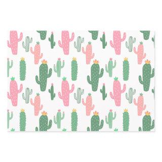 Cactuses pattern kids  sheets