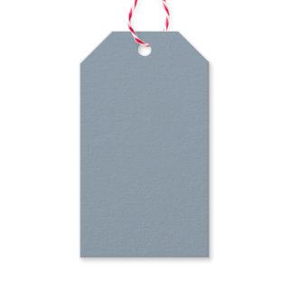 Cadet Grey Solid Color Gift Tags