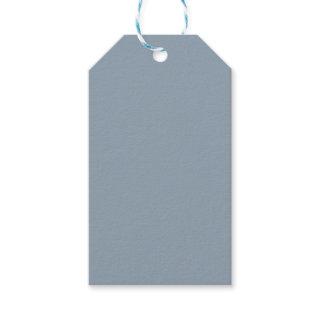Cadet Grey Solid Color Gift Tags