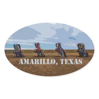 Cadillac Ranch - Amarillo, Texas Sticker