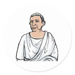 Caecilius Classic Round Sticker