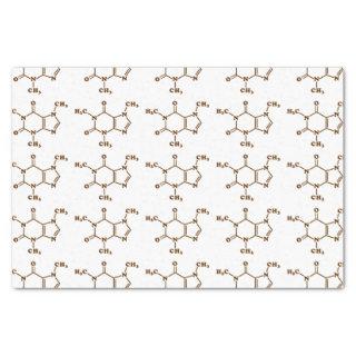Caffeine Coffee Molecular Chemical Formula Tissue Paper