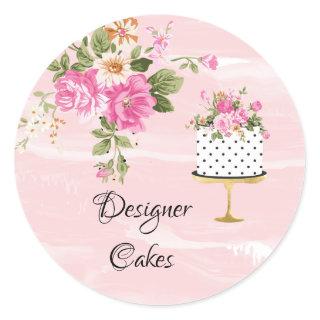 Cake Bakery Business Sticker