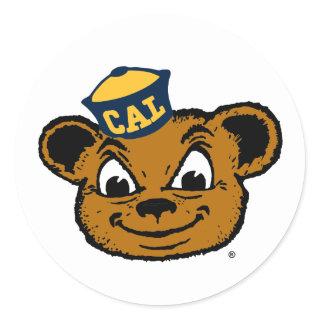 Cal Bear Mascot Classic Round Sticker