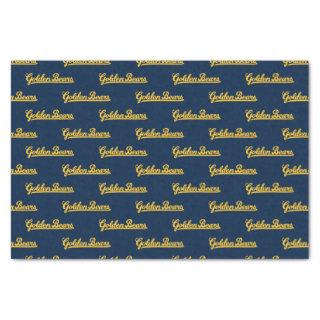 Cal Golden Bears Gold Script Tissue Paper