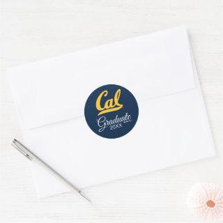 Cal Graduation Classic Round Sticker