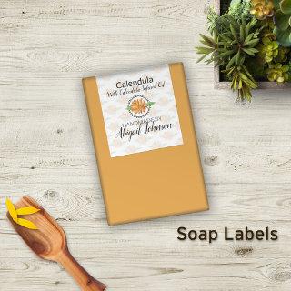 Calendula Soap | Artisan Handmade | Homemade Label