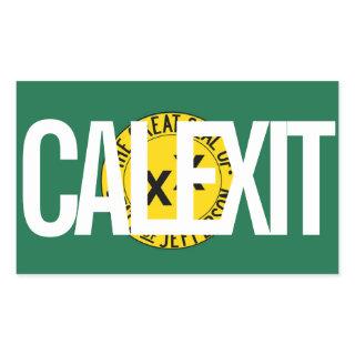 CALEXIT State of Jefferson Rectangular Sticker