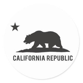 California Republic - Basic Classic Round Sticker