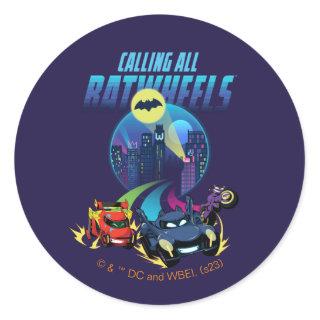 Calling all Batwheels™ Classic Round Sticker