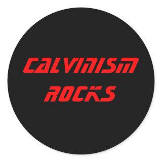 CALVINISM ROCKS STICKER