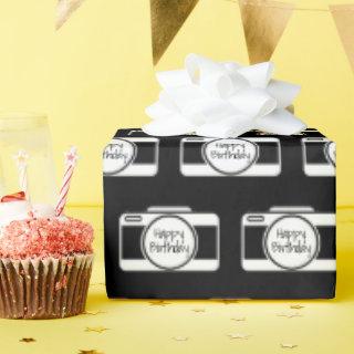 Camera with Birthday Text