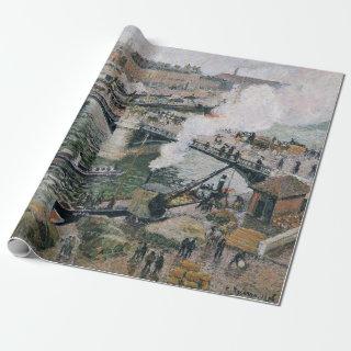 Camille Pissarro Pont Boieldieu in Rouen Painting