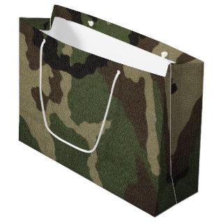 Camouflage 1 large gift bag