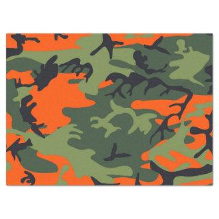 Camouflage Orange Hunter Tissue Paper