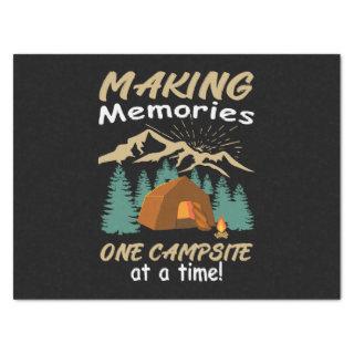 CAMPING Making Memories Tissue Paper